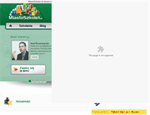 Tablet Screenshot of miastoszkolen.pl